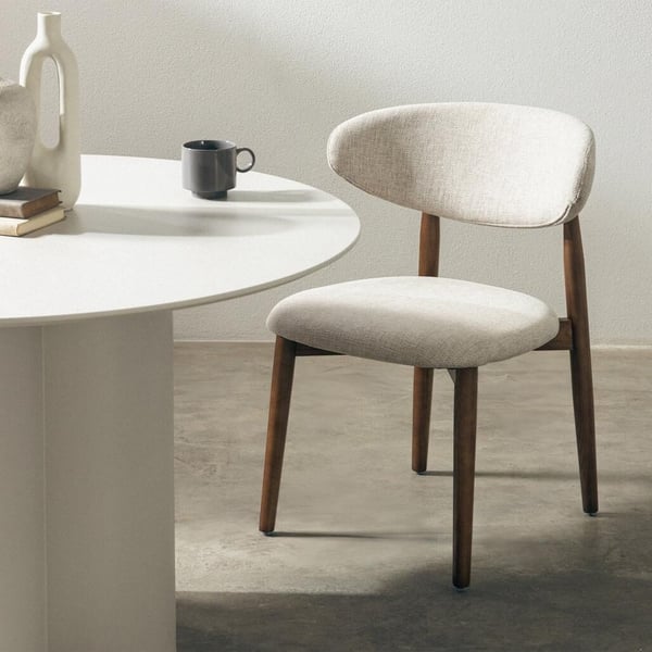 Ruokatuoli, MIRALI, 81x58x60,5 cm, Beige