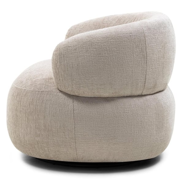 Kääntyvä tuoli, ORIEL, 75x82x85 cm, Vaalea beige