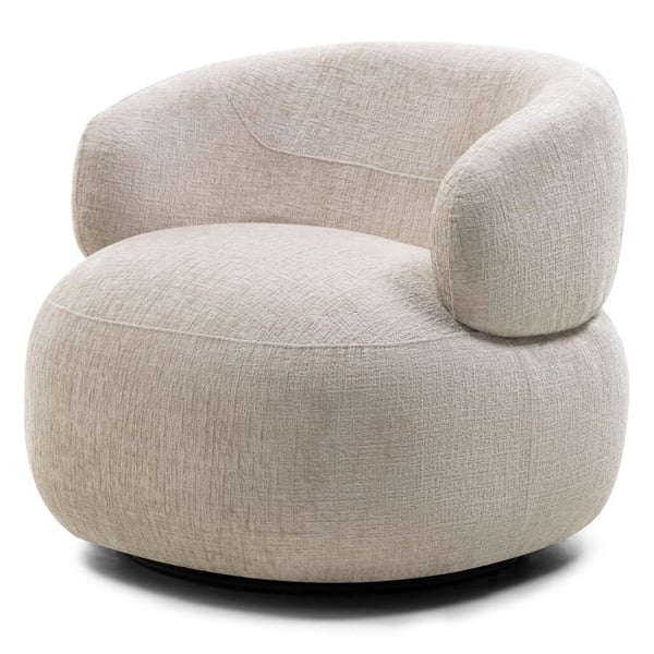 Kääntyvä tuoli, ORIEL, 75x82x85 cm, Vaalea beige
