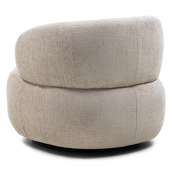 Kääntyvä tuoli, ORIEL, 75x82x85 cm, Vaalea beige