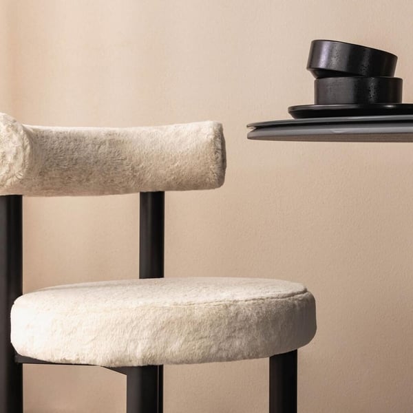 Ruokatuoli, PERER, 58x61x75 cm, Vaalea beige