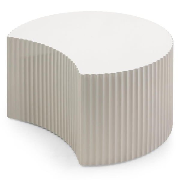 Sohvapöytäsarja, ZEO, 80x80x40 cm ja 60x60x35 cm, Harmaa-Beige