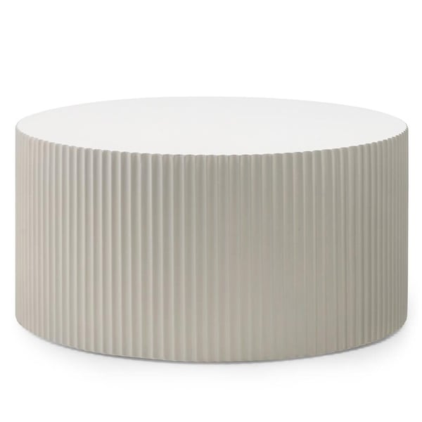 Sohvapöytäsarja, ZEO, 80x80x40 cm ja 60x60x35 cm, Harmaa-Beige
