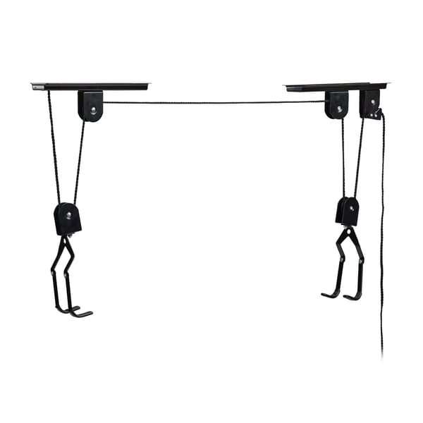 Cykelopbevaringsstativ, 25x9x7,5 cm, Sort, Kodustaar