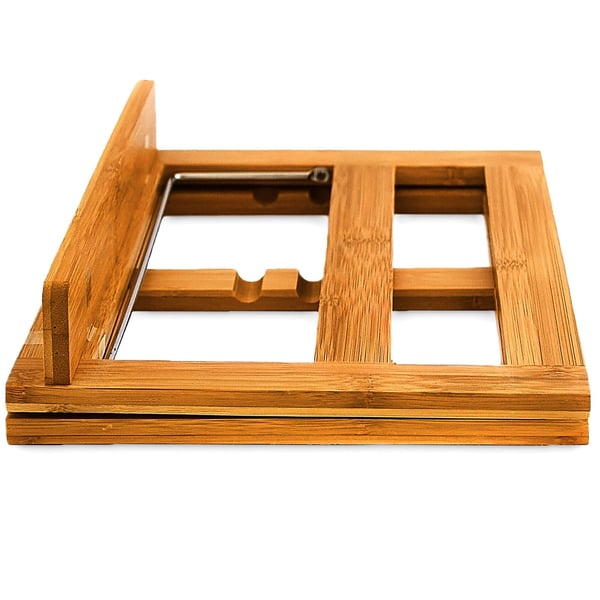 Keittokirjateline, bambu, 22x33x22.5 cm, ruskea, Kodustaar