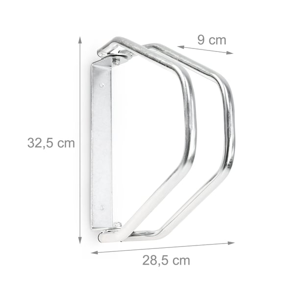 Väggmonterad cykelhållare, 32,5x9x28,5 cm, Metall, Kodustaar