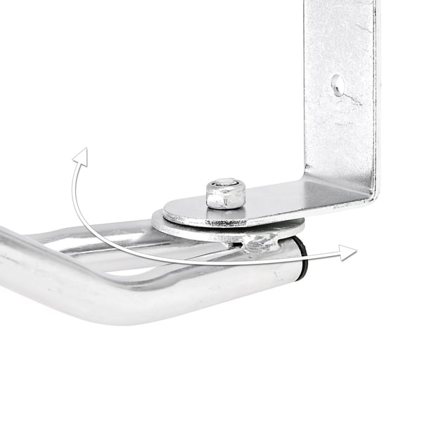 Väggmonterad cykelhållare, 32,5x9x28,5 cm, Metall, Kodustaar