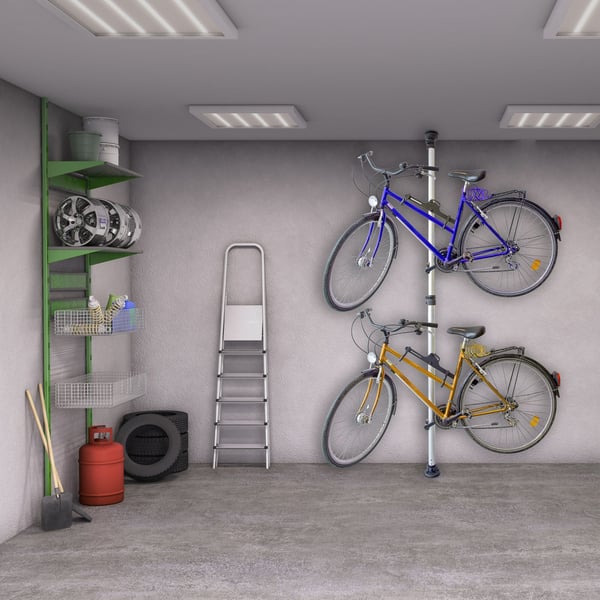 Cykelställ, teleskopiskt, 160x340 cm, Kodustaar