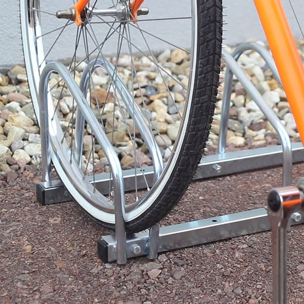 Cykelställ, 100x32x26 cm, Silver, Kodustaar