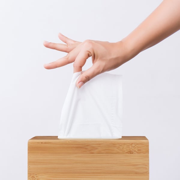 Servetthållare, Bambu, 8.5x24.5x13.5 cm, Natur