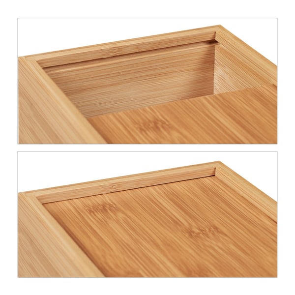 Servetthållare, Bambu, 8.5x24.5x13.5 cm, Natur