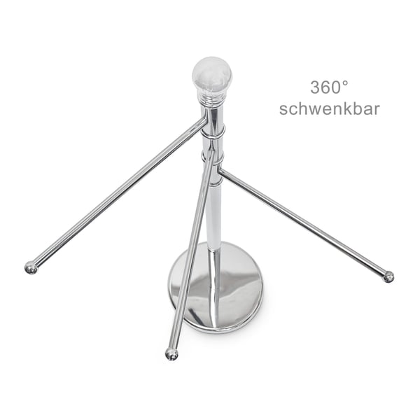 Handdukshängare, Rostfritt stål, Silver