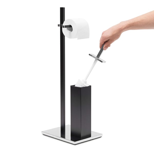 Toiletbutler, 73x21,5x27,5 cm, Sort