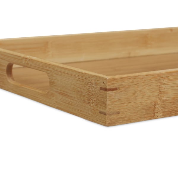 Tarjotinsarja, bambu, 45x31 cm, ruskea, Kodustaar