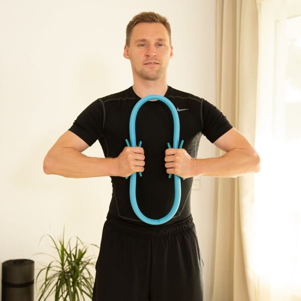 Pilatesring, Bluefinity, 39x37x5,5 cm, Turkis