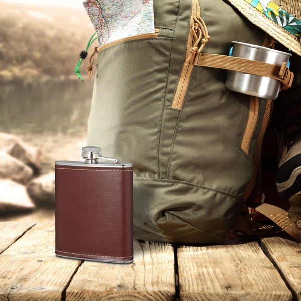 Fickplunta, 12.5x9.5x2 cm, Silver och Brun, Kodustaar