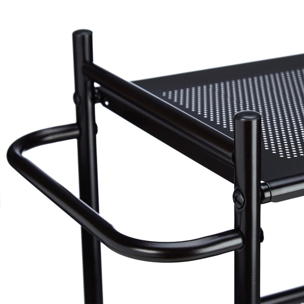 Serveringsvogn, 81x25x50 cm, Sort, Kodustaar
