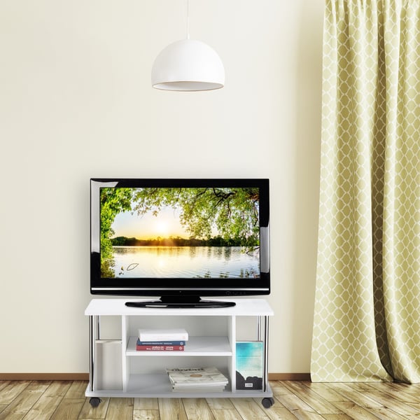 TV-taso, 41,5x80x40 cm, valkoinen, Kodustaar