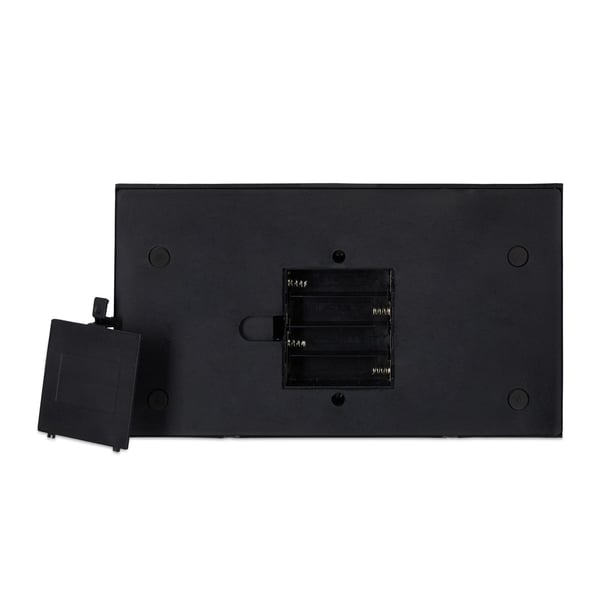 Kortblandare, Elektrisk för 2 kortlekar, 10,5x23,5x13,5 cm, Svart