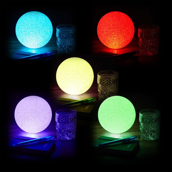 LED-lampa, 15 cm, 0.12 kg, Vit, Kodustaar