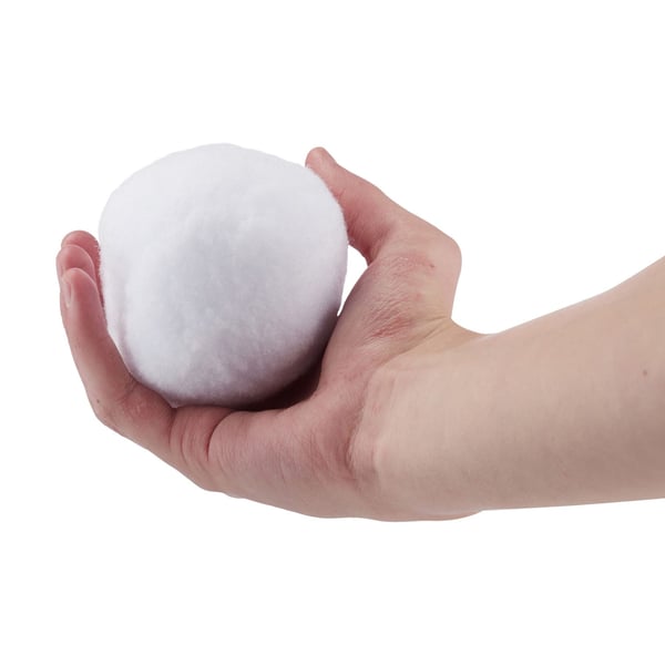 Konstgjorda snöbollar, 50-pack, 7,5 cm, vit, Kodustaar