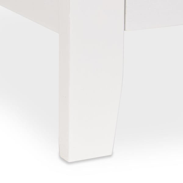 Badeværelsesskab, Lamell, 92x50x25,5 cm, Hvid