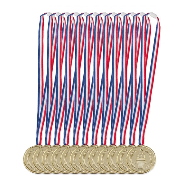Medaljesæt, 0,5x5 cm, Guld, Kodustaar