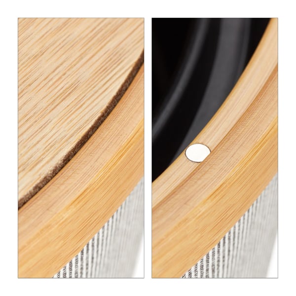 Affaldsspand, Rund Bambus, 35x30,5 cm