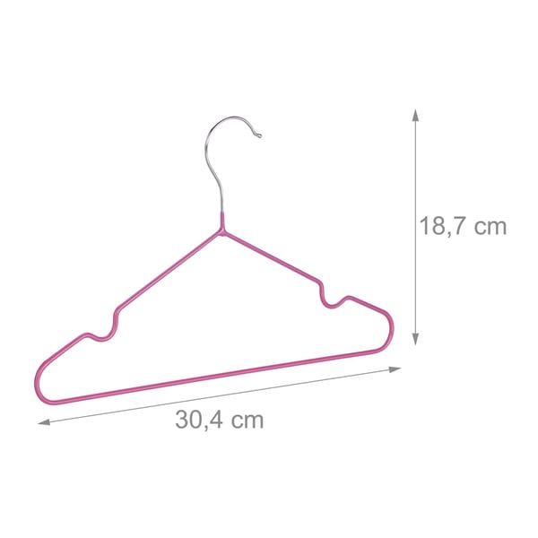 Vaateripustimet, 20 kpl setti, 18.7x30.4x0.4 cm, Kodustaar