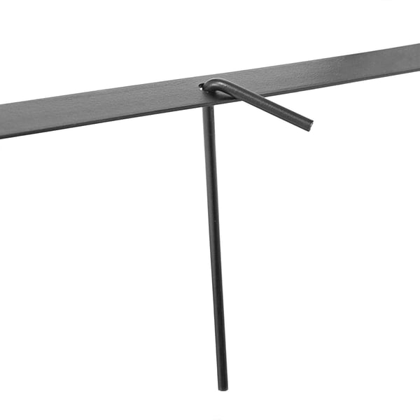 Roseranker, 226x144x36,5 cm, Sort, Kodustaar