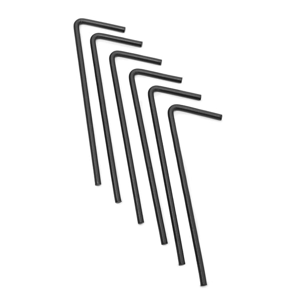 Roseranker, 226x144x36,5 cm, Sort, Kodustaar