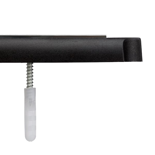 Magnetisk knivholder, 5x33x1,5 cm, Sort, Kodustaar