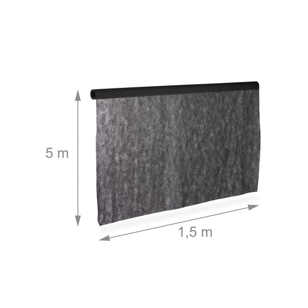 Ogräsduk, 150x5000 cm, Svart, Kodustaar