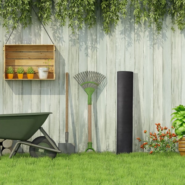 Ogräsduk, 1000x50 cm, Svart, Kodustaar