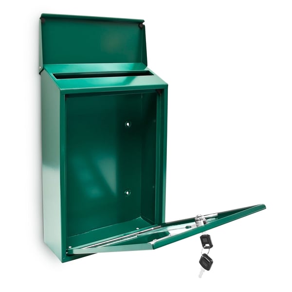 Postkasse, Lakeret metal, 25x40x10 cm, Kodustaar