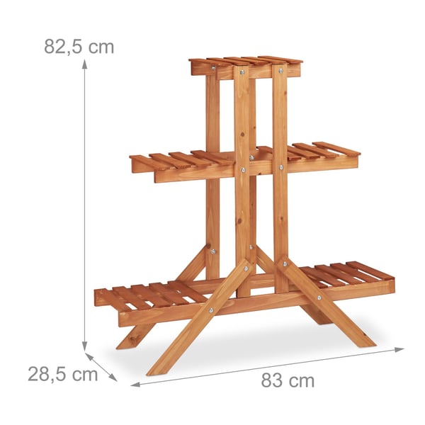Kukkataso, 82.5x83x28.5 cm, Ruskea, Kodustaar