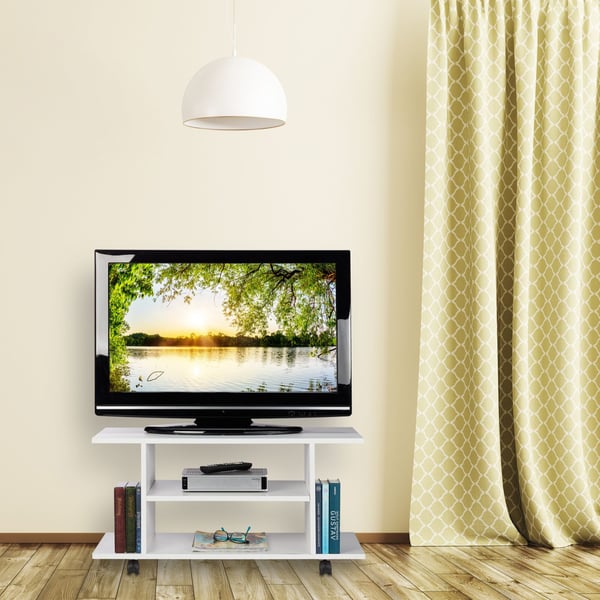 TV-taso, 40x80x40 cm, valkoinen, Kodustaar