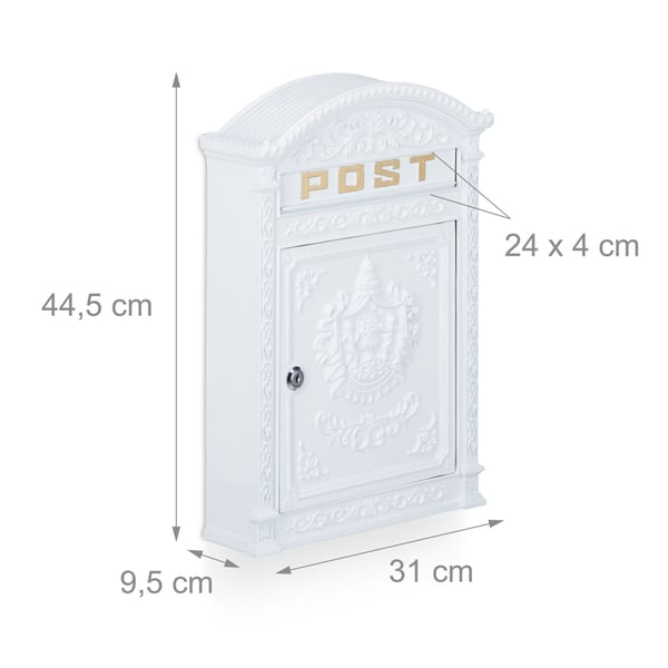 Postilaatikko, 31x9,5x44,5 cm, Kodustaar