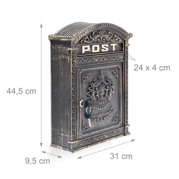 Postilaatikko, 31x9.5x44.5 cm, Kodustaar