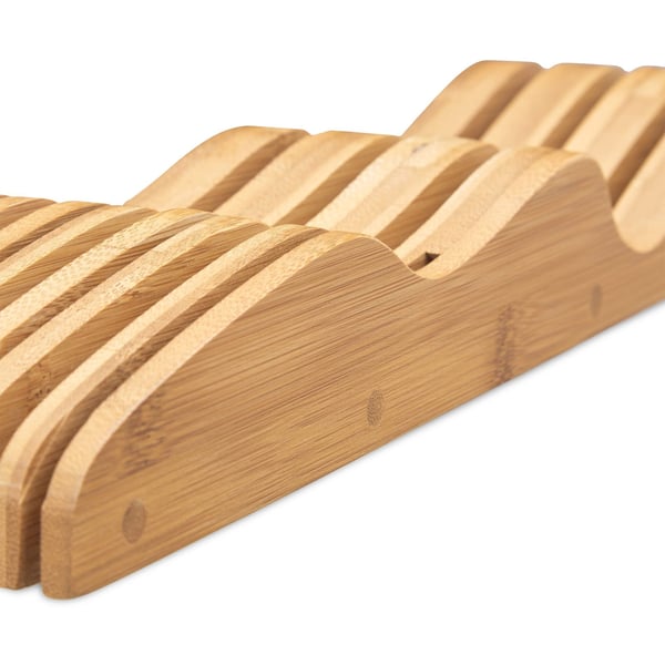 Knivblock, Bambu, 5x9,5x40 cm, Natur, Kodustaar