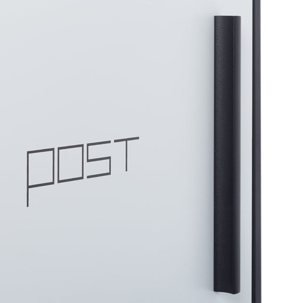 Postkasse, 33x35x12,5 cm, Hvid, Kodustaar