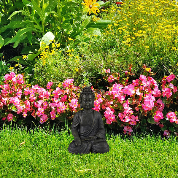 Buddhafigur, 30x18x11 cm, polyresin