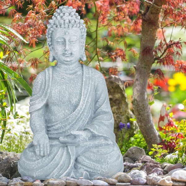 Figur, Buddha sittande, 40x24x15 cm, Kodustaar