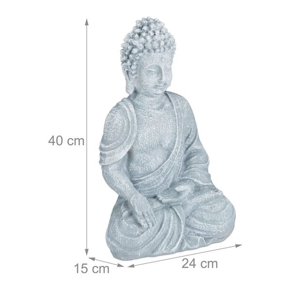 Figur, Buddha sittande, 40x24x15 cm, Kodustaar