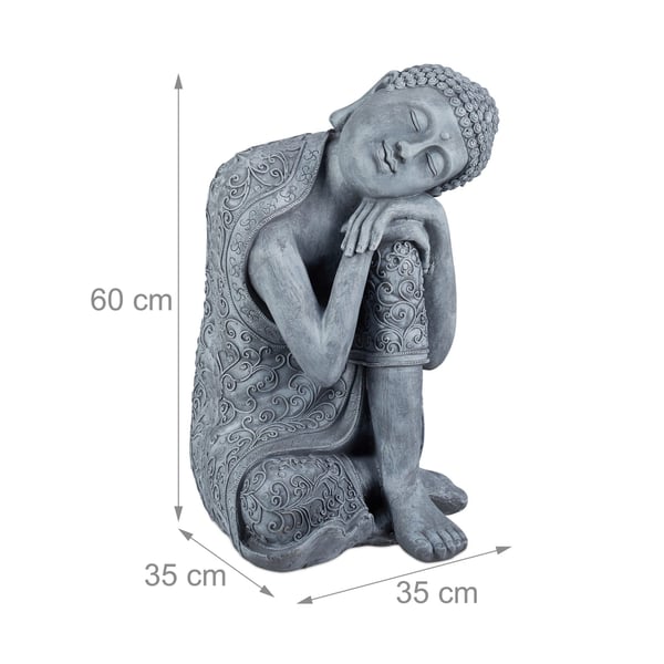Buddhafigur, Keramik, 60x35x35 cm, Kodustaar