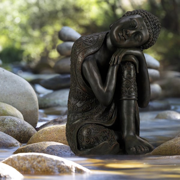 Buddhafigur, Keramik, 60x35x35 cm, Kodustaar