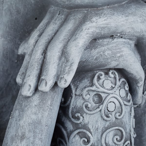 Buddhafigur, Keramik, 60x35x35 cm, Kodustaar