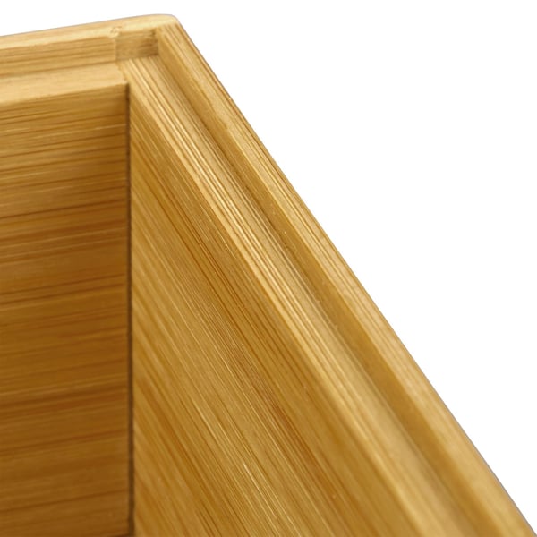 Organisationslåda, Bambu, 6.5x15x15 cm, Brun, Kodustaar