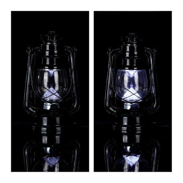 LED-lyhty, 24x15x11,5 cm, musta, Kodustaar