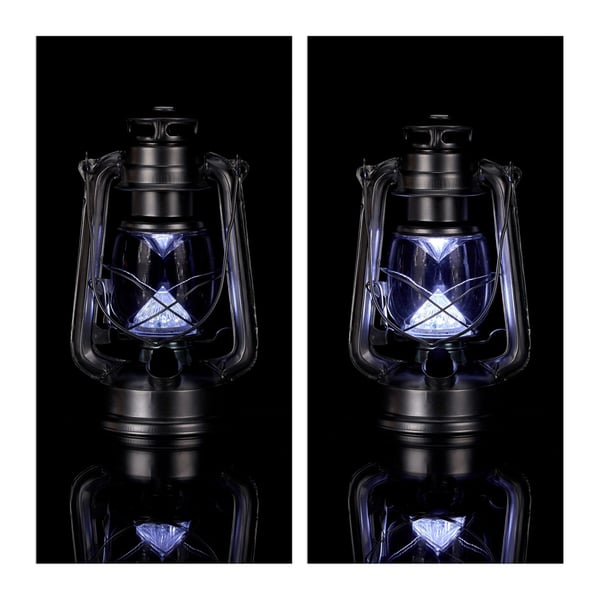 LED-lyhty, 24x15x11,5 cm, musta, Kodustaar